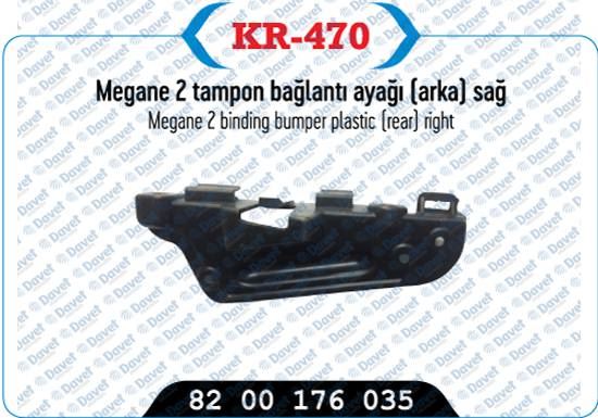 KAYA KR-470 Tampon Baglanti Ayagi < Arka > Sag Megane Ii  ####